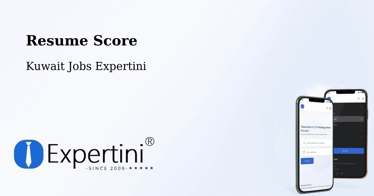 Resume Score & Job Description Match Tool – Salwá - Kuwait Jobs Expertini